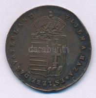 1865. "Az 1865. évi Országgyűlés megnyitása" bronz emlékérem "ÉLJEN A HAZA - ES LEBE ...