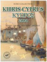 Ciprus 2004. 1c-2E (8xklf) Euró próbaveret forgalmi sor T:BU Cyprus 2004. 1 Cent - 2 Euro (8xdiff) Euro trial set C:BU