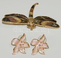 Tűzzománc kitűző + tűzzománc klipsz