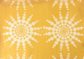 Jelzés nélkül: 7 db geometrikus és op-art kompozíció, 1970-80 körül. Akvarell, papír, feltekerve, ré...