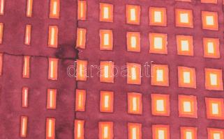 Jelzés nélkül: 7 db geometrikus és op-art kompozíció, 1970-80 körül. Akvarell, papír, feltekerve, ré...