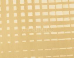 Jelzés nélkül: 7 db geometrikus és op-art kompozíció, 1970-80 körül. Akvarell, papír, feltekerve, ré...