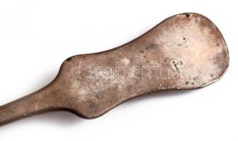 4 darab ezüst (Ag) és ezüst (Ag) nyelű evőeszköz, jelzett, bruttó 181g