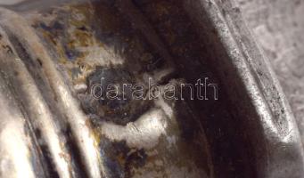 4 darab ezüst (Ag) és ezüst (Ag) nyelű evőeszköz, jelzett, bruttó 181g