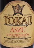 1988 Tokaji Aszú 3 Puttonyos, édes fehér desszertbor, 13,5%, 0,5l