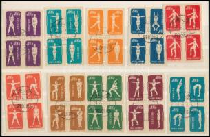 1952 Torna négyestömbök 2. kiadás Mi 146-175