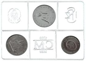 Olaszország 1988. 100L Ag "900 éves a Bolognai Egyetem" + 200L Ag "900 éves a Bologna...