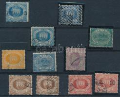 San Marino 11 db régi bélyeg stecklapon (Mi EUR ca. 400.-)