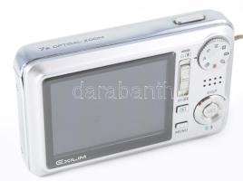 Casio Exlim 8,1megpixeles digitális fényképezőgép tokkal