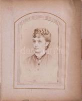 Cseh és lengyel grófi család fotóalbum 25 db korai keményhátú fotóval (Herberstein és Ptah család ta...