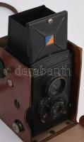 Voigtlander Brilliant fényképezőgép, Anastrigmat optikával, tokjában, jó állapotban