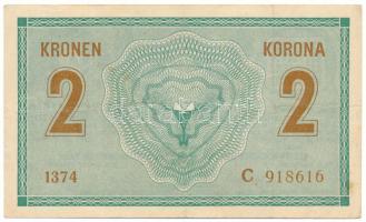 1914. 2K "C 1374 918616" T:F
Hungary 1914. 2 Korona "C 1374 918616" C:F
Krause...