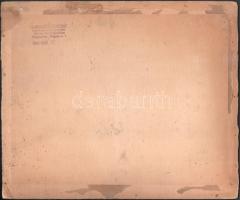 1939 Országzászló-szentelés Hegyeshalomban, Horváth Róbert magyaróvári kereskedő képe, kartonra kasí...