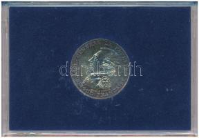 Franciaország 1987. 100Fr Ag "La Fayette születésének 230. évfordulója" műanyag tokban T:U...