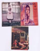 1925-1937 3 db újság: Ma Este képes hetilap III. évf. 14. száma (a címlapon Bajor Gizi) + Tolnai Világlapja XXXIX. évf. 4. száma + Az Igazi Otthon Könyve - A Pesti Hírlap karácsonyi albuma. Változó állapotban.