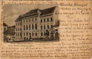 1899 (Vorläufer) Kőszeg, Evangélikus leánynevelő intézet. Roth Jenő kiadása