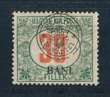 Kolozsvár 1919 Portó 30f "törött kör" lemezhibával, Bodor vizsgálójellel