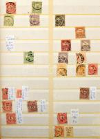 Krajcár és Turul bélyegzések Abria berakóban (erősen dohány szagú)