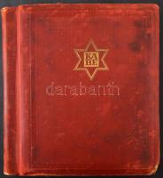 Krajcár és Turul bélyegzések Abria berakóban (erősen dohány szagú)