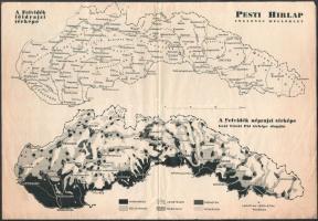 1938 A Pesti Hírlap 1938. október 16-i száma, a címlapon: ,,Milyen területek azonnali átadását követ...