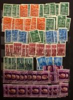 Magyar bélygek, közte tömbök, összefüggések A4 berakóban (erősen dohány szagú)