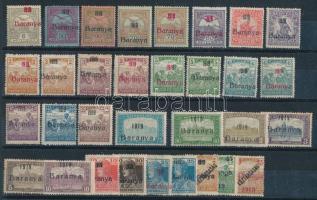Baranya 1919 32 db bélyeg Bodor vizsgálójellel
