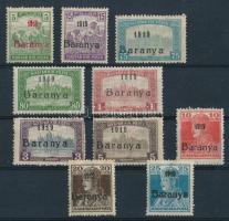 Baranya 1919 10 db bélyeg Bodor vizsgálójellel