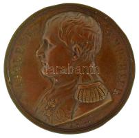 Franciaország 1840. "Napóleon emlékműve a Szent Ilona-szigeten és párizsi temetésének emlékére" kétoldalas bronz emlékérem. Szign.: A. Bovy "MEMORIAL DE S.te HELENE - 5 MAI MDCCCXXI - PARIS 15 DEC. MDCCCXL / NAPOLEON EMPEREUR" (41mm) T:AU patina France 1840. "Monument of Napoleon on the Island of Saint Helena and in memory of his funeral in Paris" double-sided bronze commemorative medal. Signed: A. Bovy "MEMORIAL DE S.te HELENE - 5 MAI MDCCCXXI - PARIS 15 DEC. MDCCCXL / NAPOLEON EMPEREUR" (41mm) C:AU patina