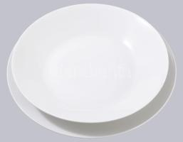 Rosenthal 33 részes fehér porcelán szervírozó készlet. 6 darab mélytányér, 6 darab nagytányér, 6 dar...