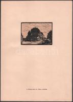 Mühlfeith János (működött a XX. sz. első felében): Bástya-utca és "Kass" kávéház (Szeged),...