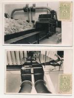 2 db régi Magyar Vasművek és Gépgyárak Országos Egyesülete képeslap