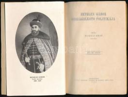 Makkai Ernő: Bethlen Gábor országalkotó politikája. Bp., 1929, Pátria. Kiadói papírkötés, kopottas á...