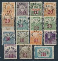 Baranya II. 1919 Teljes sor Bodor vizsgálójellel