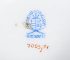 Herendi Indiai kosár mintás váza. Jelzett, hibátlan, m: 19,5 cm