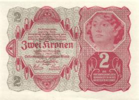 Ausztria/Osztrák-magyar Bank 1922. 2K (3x) T:I/I-