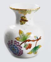 Herendi Viktória mintás kisváza. Jelzett, hibátlan, m: 7 cm