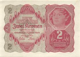 Ausztria/Osztrák-magyar Bank 1922. 2K (3x) T:I/I-