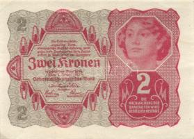 Ausztria/Osztrák-magyar Bank 1922. 2K (3x) T:I/I-