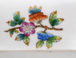 Herendi Viktória mintás tizenkét oldalú nagyméretű asztalközép kínáló. Jelzett, az aranyozáson minim...