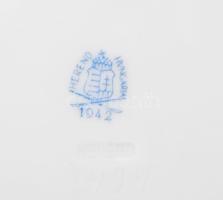 Herendi Viktória mintás tizenkét oldalú nagyméretű asztalközép kínáló. Jelzett, az aranyozáson minim...