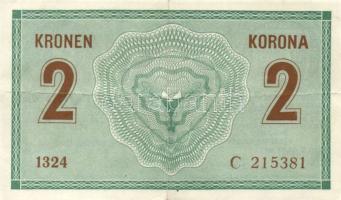Ausztria/Osztrák-magyar Bank 1914. 2K (4x) közte vastag "C"-vel is T:II,III,III-