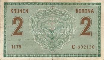 Ausztria/Osztrák-magyar Bank 1914. 2K (4x) közte vastag "C"-vel is T:II,III,III-