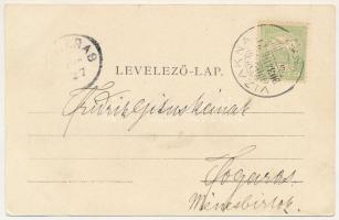 1903 Vízakna, Salzburg, Ocna Sibiului; Tököli-tó, sós gyógyfürdő. Takáts Jenő kiadása / salt baths, ...