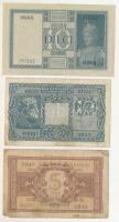Olaszország 1935. 10L + 1944. 5L + 10L T:F-G
Italy 1935. 10 Lire + 1944. 5 Lire + 10 Lire C:F-G
