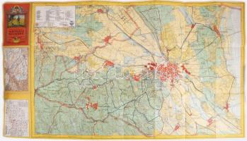 1931 Soproni hegység, Kirándulók térképe 14. sz., 1 : 25.000, Bp., M. Kir. Állami Térképészeti Intéz...