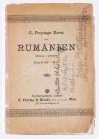 - cca 1914-1918 G. Freytags Karte von Rumänien / Románia térképe. 1 : 1.000.000. Kartograpische Anstalt G. Freytag &amp; Berndt, Wien. borítóval, 82x68 cm