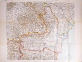- cca 1914-1918 G. Freytags Karte von Rumänien / Románia térképe. 1 : 1.000.000. Kartograpische Anst...