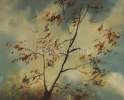 Zubor Rezső (?-?), működött a XX. sz. első felében: Pipázó vándor. Olaj, vászon, Jelzett. Dekoratív ...