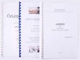 3 db film forgatókönyv: Rozgonyi Ádám. A kísértés c. tévéfilm, Esztergályos Károly: Örkény lexikon, 2006, A repülés története,