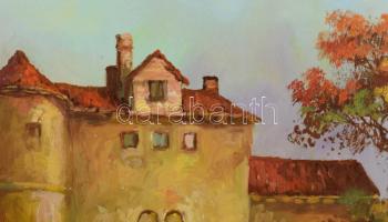 Kovács József (1948-): Velence. Olaj, farost, jelzett, fakeretben, 40x60 cm